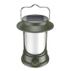 Solar-powered portable camping light Type-C, rechargeable retro horse lamp, dimmable atmosphere light, outdoor campsite tent light, multi-functional portable emergency light, LED camping light Item Picture